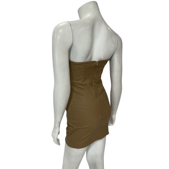 Retrofete Sleek Coated Tannin James Dress Size XS - Picture 3 of 5